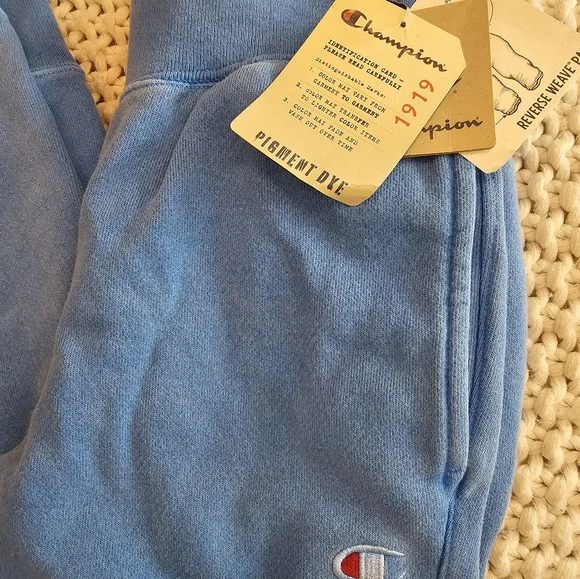 Women’s Champion Reverse Weave Joggers, blue, size XS, BNWT - Picture 5 of 6
